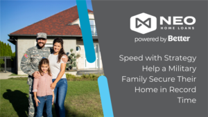 Read more about the article Speed with Strategy Help a Military Family Secure Their Home in Record Time
