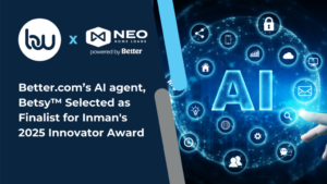 Read more about the article Better.com’s AI agent, Betsy™ Selected as Finalist for Inman’s 2025 Innovator Award